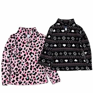 💕 Girls Fleece Quarter-Zip Bundle – The Children’s Place – Size 7/8